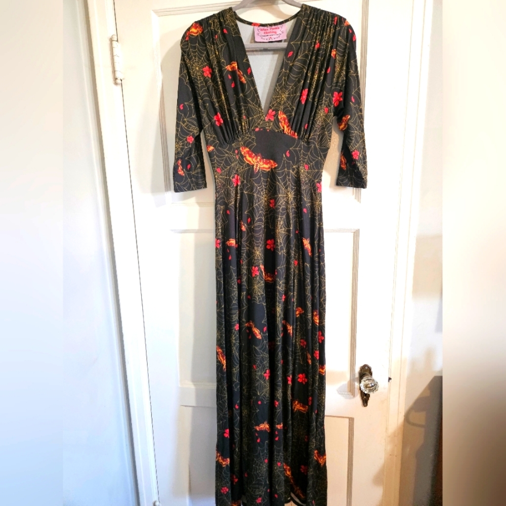 Wax Poetic Raquel Spiderweb Dress Large